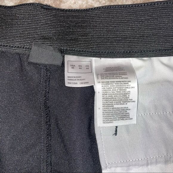 Men's reebok golf black pleated front lightweight 46" waist pants - Picture 4 of 6